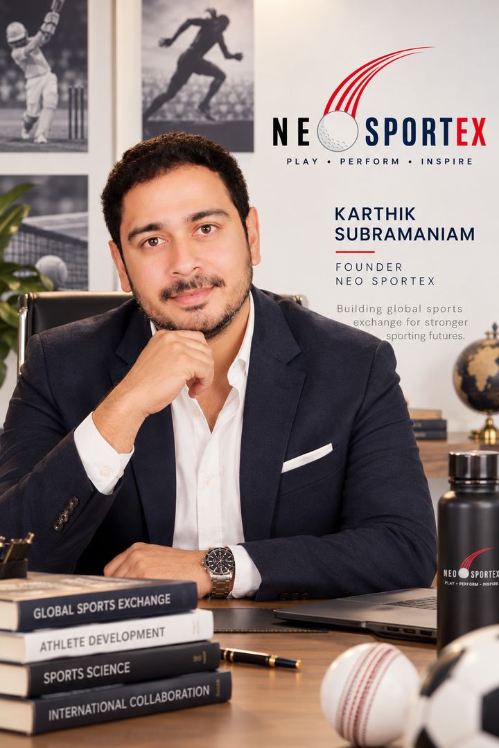 Karthik Subramaniam, Founder of NEO SPORTEX